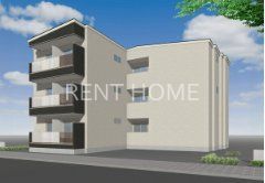 建物外観　建築中の為、外観パースです。