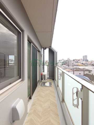 バルコニー　607号室のお写真です
