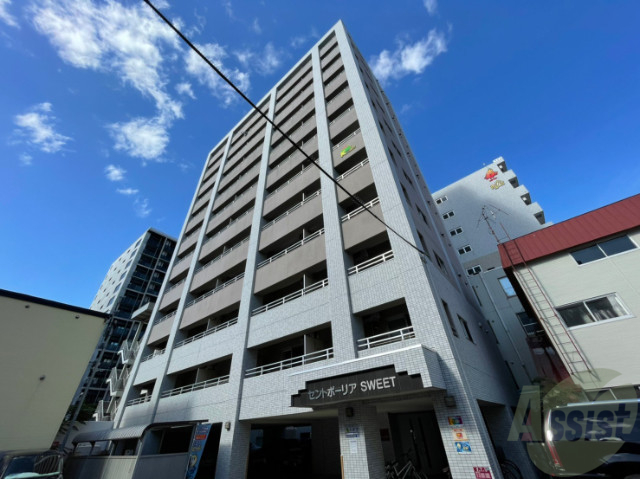 建物外観　札幌市中央区南５条東「セントポーリアスィート」