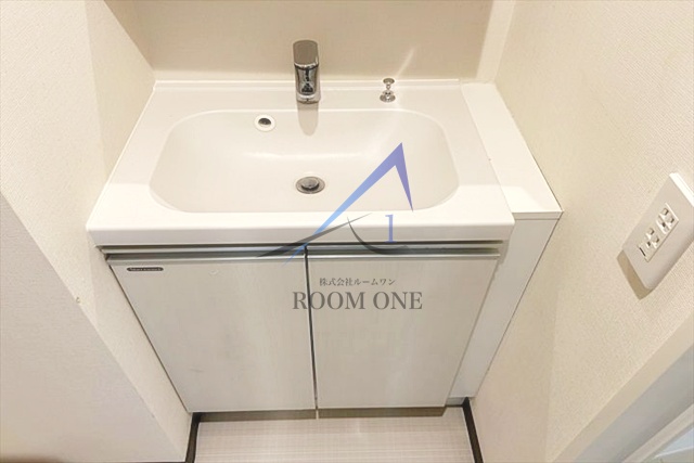 洗面設備　洗面台です。