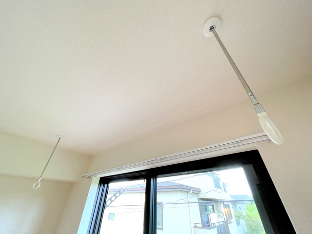 その他部屋・スペース　★雨の日でも安心の室内物干しフック★