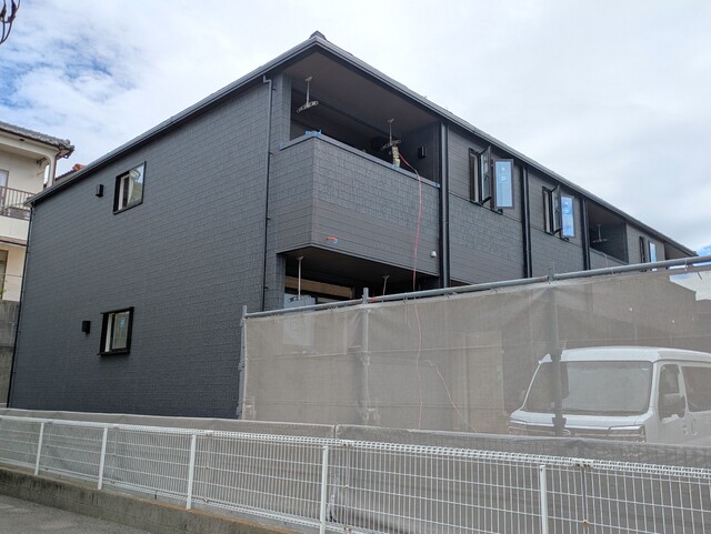 建物外観　建築中