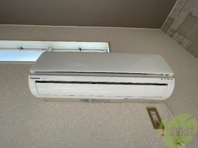 その他設備　エアコンが付いているので夏も冬も安心ですね！