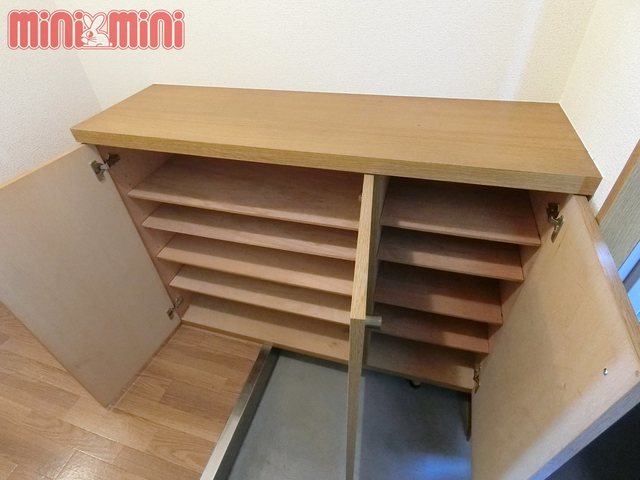 玄関　シューズＢＯＸも広いです