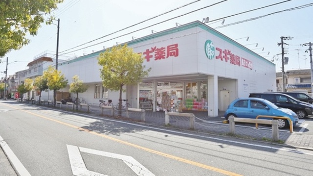 ドラックストア　スギ薬局上ノ島店（ドラッグストア）まで555m
