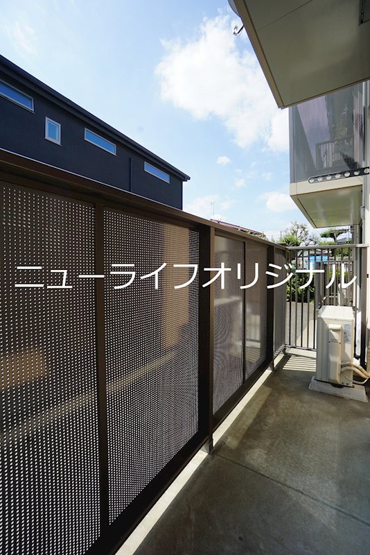 バルコニー　南向きのベランダです