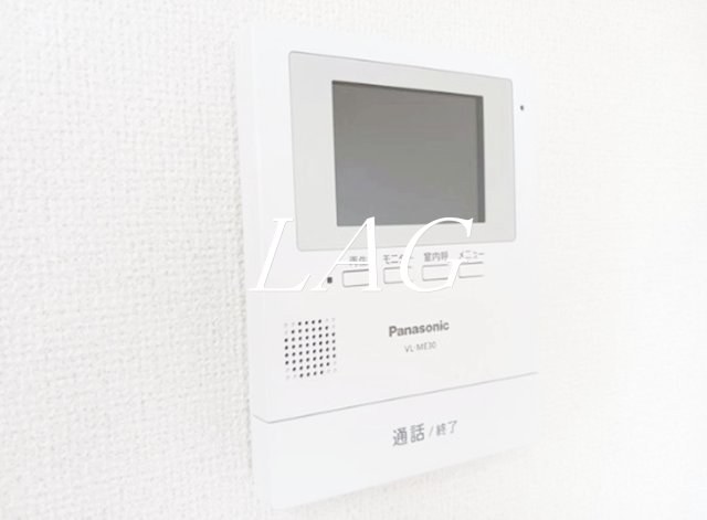 セキュリティ　モニター付きインターフォンです。