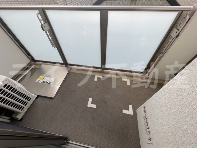 バルコニー　広々としたバルコニーです