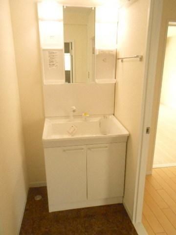洗面設備　便利なシャンプードレッサー付