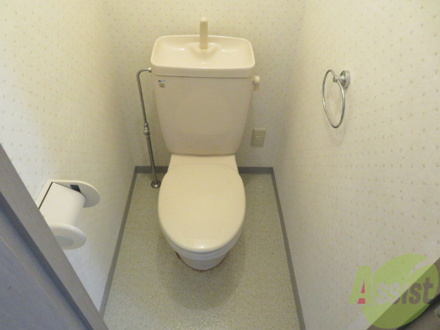 トイレ　トイレはこちらです。十分な広さがございますね