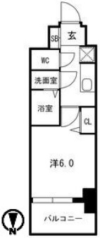 SHOKEN Residence大阪都島の間取り写真