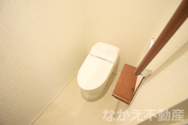 トイレ　ゆったりとした空間のトイレです