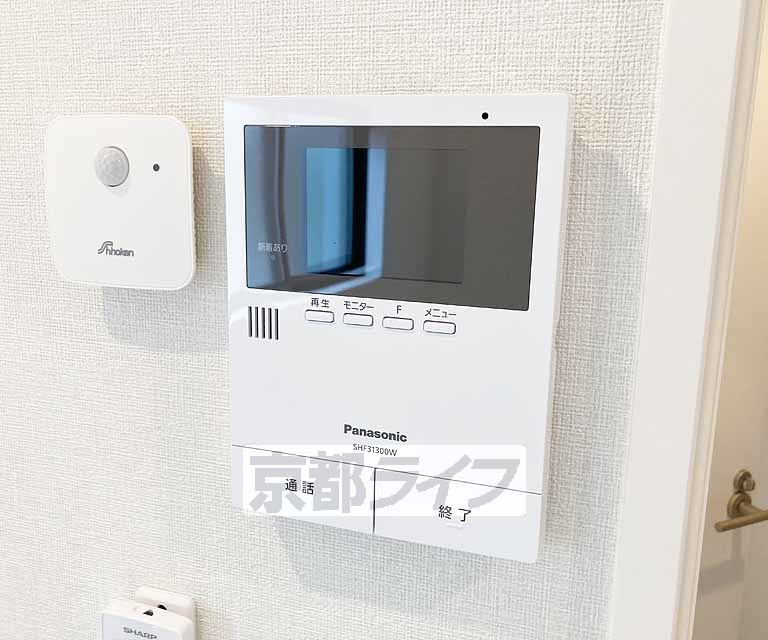 セキュリティ　モニター付きで安心・