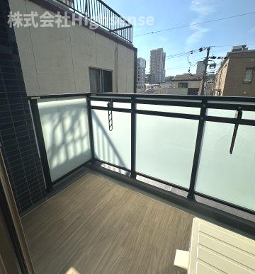 バルコニー　落ち着いた時間を過ごせるバルコニーです