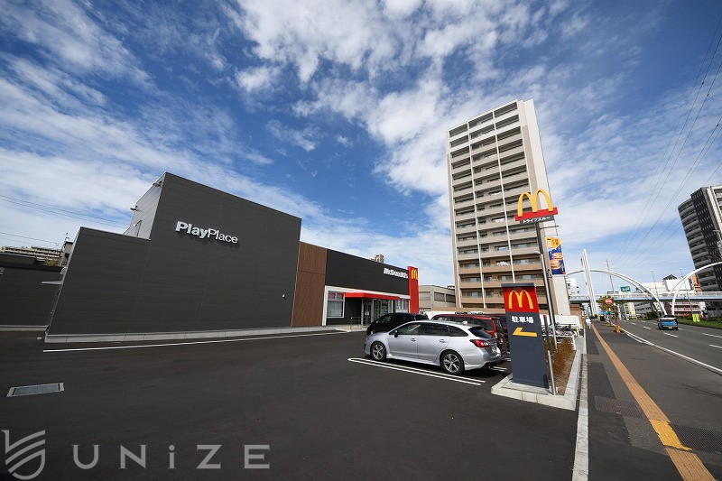 飲食店　マクドナルド環状通白石店（飲食店）まで280m