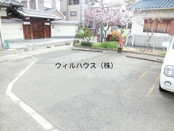 駐車場　駐車しやすい！
