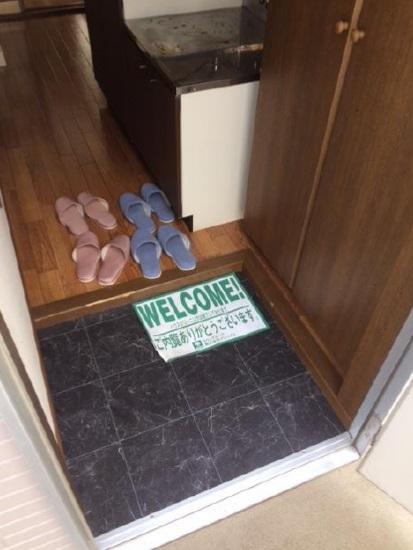玄関　明るい玄関です