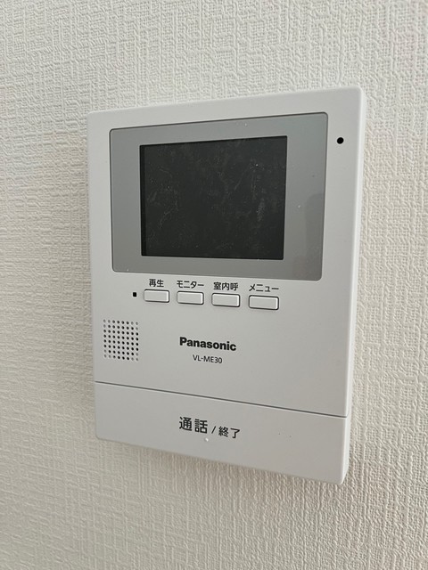 セキュリティ　カメラ付きインターホンです