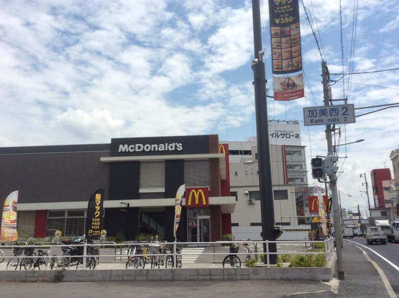 飲食店　マクドナルド 25号平野店（飲食店）まで1678m