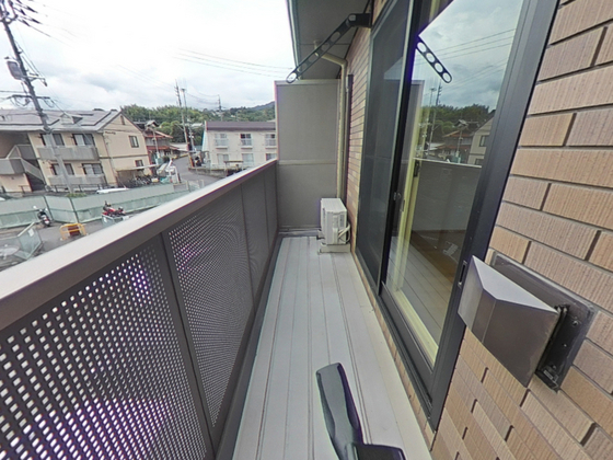 バルコニー　※別部屋の写真です