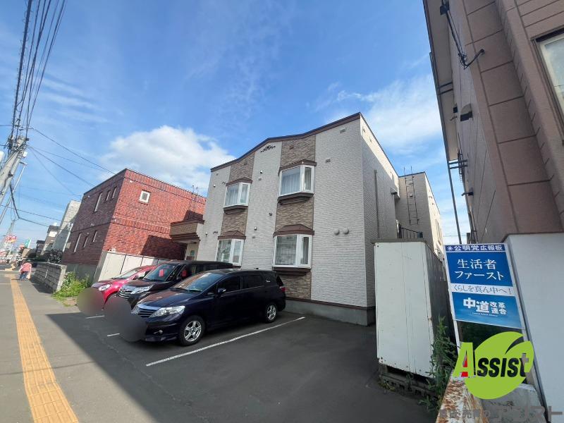 建物外観　札幌市東区北二十三条東「ハイムリヴィエラ」