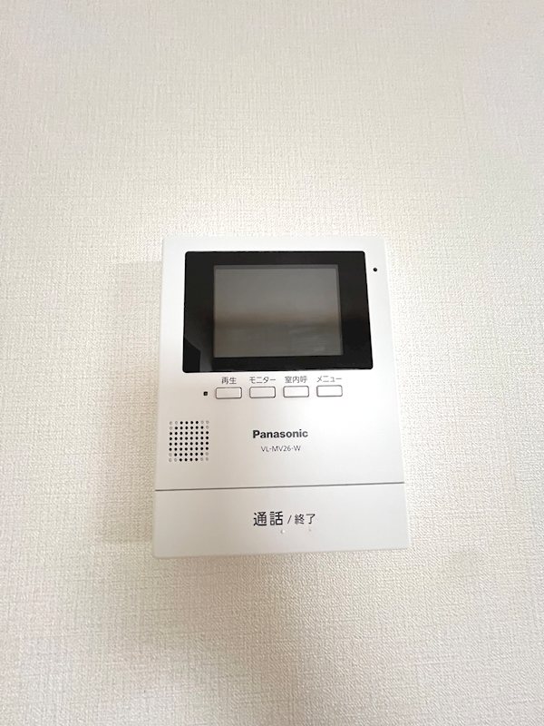 セキュリティ　安心のモニター付きインターホンです♪