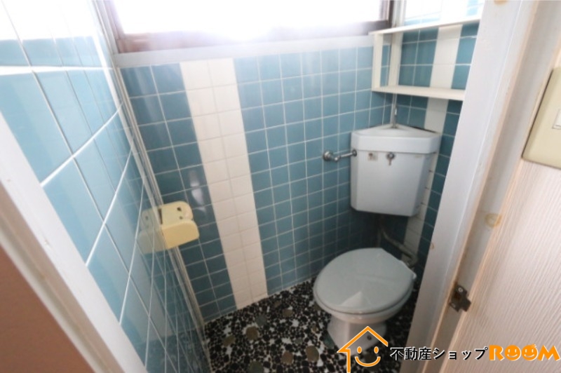 ＪＲ鹿児島本線 西牟田駅 徒歩9分 2階建 築44年のトイレ写真