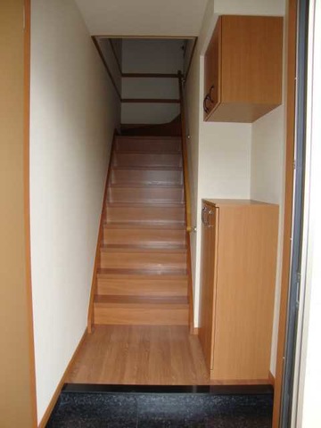 玄関　収納もある玄関です
