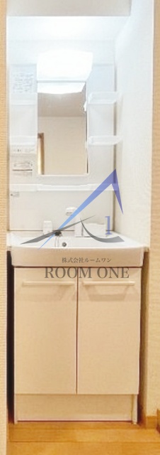 洗面設備　洗面台です。