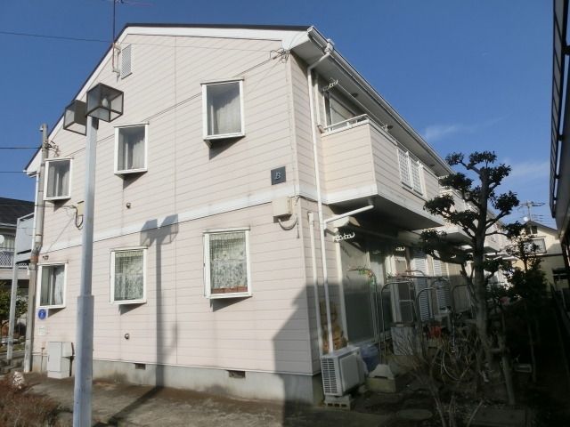 建物外観　ペット相談可。南向き。3ＤＫ