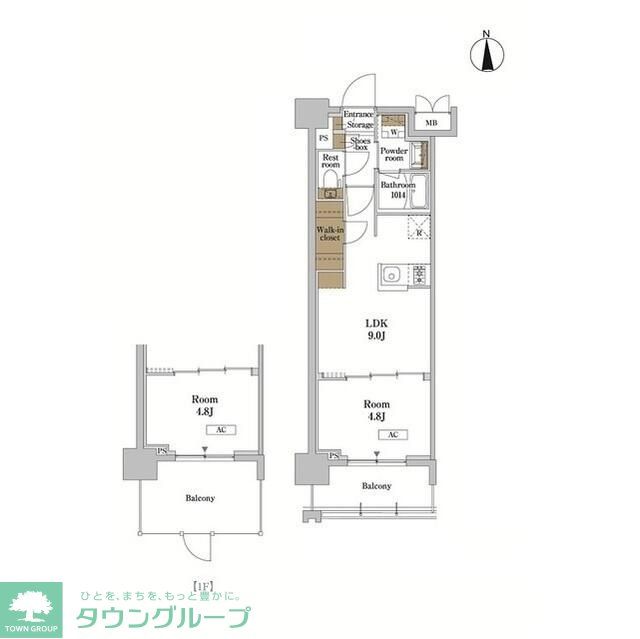 RJRプレシア蒲田の間取り写真