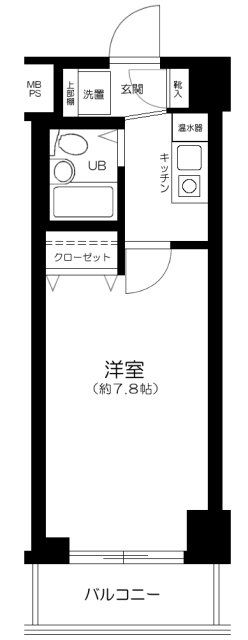 シティハイツ新小岩の間取り写真