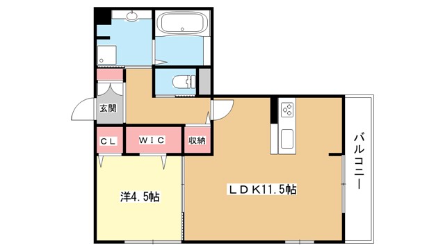大阪モノレール本線 少路駅 徒歩13分 3階建 築11年の間取り写真