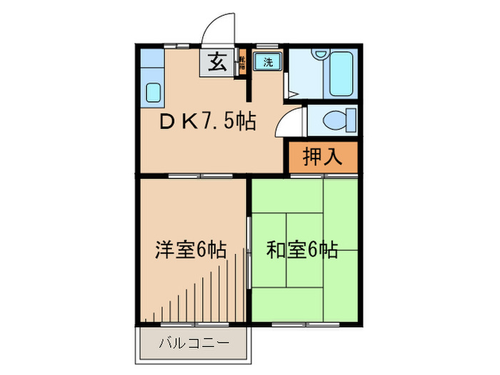 J.M TERRACE2の間取り写真
