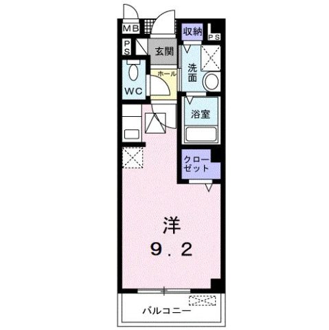 サンパティエコートの間取り写真