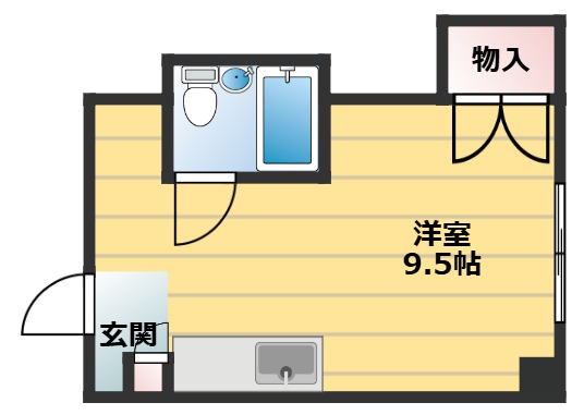 ドミトリー石屋川の間取り写真