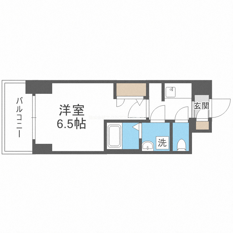 S-RESIDENCE福島玉川Deuxの間取り写真