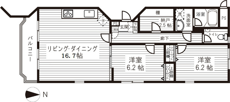 ソレイアード湘南の間取り写真