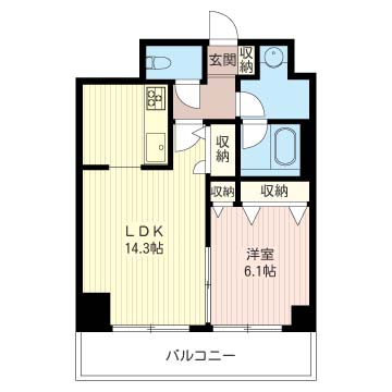 プレジャ湘南台の間取り写真
