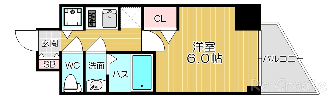 S-RESIDENCE堺筋本町Unoの間取り写真