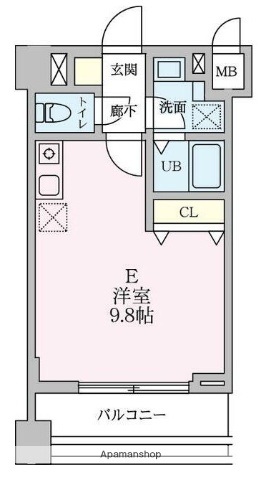 ＪＲ東海道本線 川崎駅 徒歩19分 5階建 新築の間取り写真