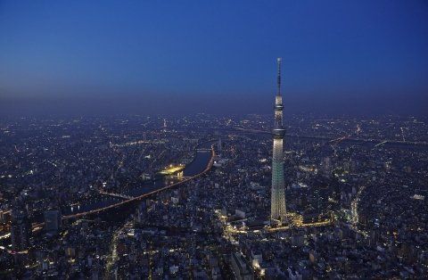 その他　都心空撮 02（その他）まで674m