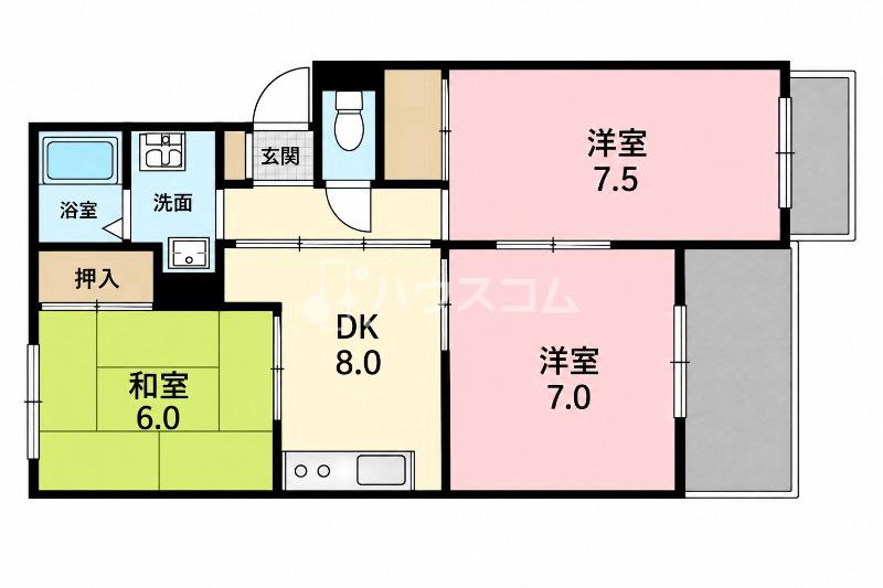 ファミールK Iの間取り写真