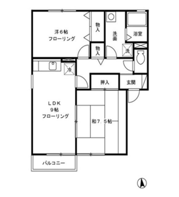 プラザSの間取り写真