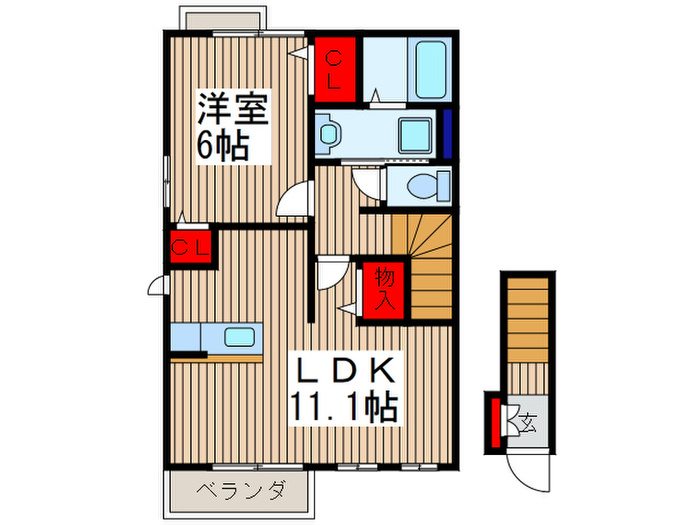 ジュネス東IIの間取り写真