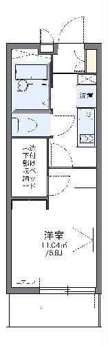 レオパレス寺尾台の間取り写真