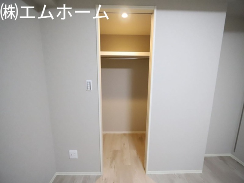 収納　ウォークインクローゼット　収納充実してます