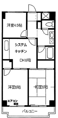 シャトーサンハイムの間取り写真