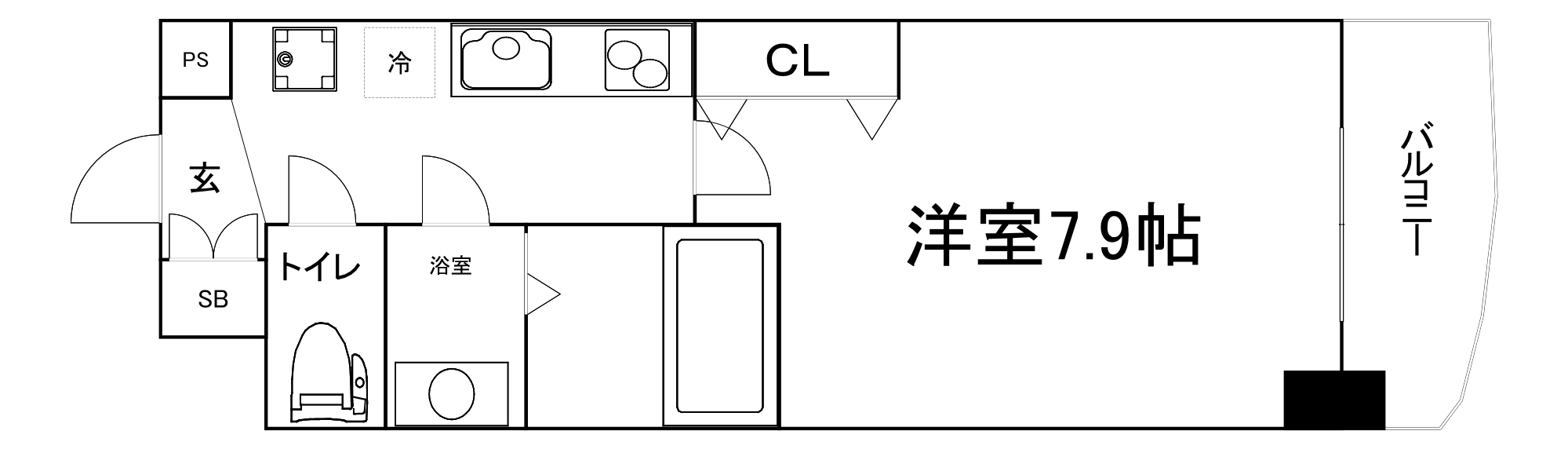 Luxe森之宮の間取り写真