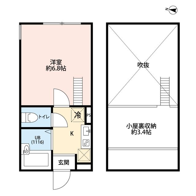 ベルメール中央林間の間取り写真